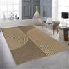 Teppich-Traum Tappeto per interni ed esterni con motivo ad arco senza tempo beige e marrone 160 x 230 cm