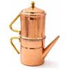 ESPOMASISHOP Caffettiera Napoletana in Rame - Cuccumella Tradizionale Fatta a Mano, Varie Misure (6 TAZZE)