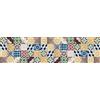 Viniliko Vintage Tiles Tappeto in Vinile, Multicolore, 66 x 250