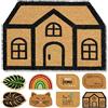 Astra Zerbino naturale in cocco - Tappetino anti-sporco antiscivolo robusto 40x60 cm Casa