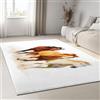 Generico Tappeti per interni 60 x 90 cm Tappeti da Area in Lavatrice per Soggiorno Animali Cavalli Acquerellati, Tappeto con Pelo Corto Minimalismo per Camera da Letto Sala da Pranzo Tappeto Antiscivolo