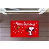 IlGruppone Zerbino Peanuts Ingresso Natalizio Rettangolare 40 x 60 Cm Tappeto Ingresso Asciugapassi Tappetino Antiscivolo Interno Estero Idea Regalo Natale - Dis2 Natale