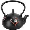 Garosa Teiera Giapponese Tetsubin in Ghisa - Bollitore per Tè Piano Cottura 0.3L - Decorazione e Ornamento per Casa