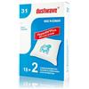 dustwave Mega Pack - 20 Sacchetti per aspirapolvere adatto per Miele - FJM Aspirapolvere di polvere Wave marchi Sacchetti - Made in Germany + con micro filtro + con micro filtro