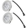 BAZEITFLOW Lampadine Led Per Cappa Di Cucina 2w Dc12v Set 2 Pezzi Sostituzione Illuminazione a Risparmio Energetico Resistente Al Vapore Per Piano Cottura e Spazio Cucina