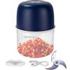 Generisch Macchina per aglio elettrica | Potente spremiaglio | Utensile da cucina multifunzione elettrico automatico per cipolle, e alimenti per bambini - Portatile, senza fili