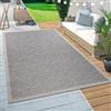 Paco Home Tappeto Per Esterno Da Balcone Terrazza Tappeto Cucina Motivo Diamante Beige, Dimensione:Ø 160 cm tondo