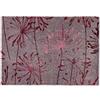 Schöner Wohnen Kollektion Zerbino per interni - Tappeto antisporco 50 x 70 cm Tarassaco grigio-rosa - Tappeto antiscivolo per la pulizia - Zerbino per porta lavabile a 30°C