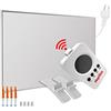 Mephisto Riscaldamento a infrarossi, da parete, a soffitto, a risparmio energetico, con telecomando e termostato WiFi, controllo app 300 - 1200 W, potenza in watt: 500 W, accessori: kit di montaggio