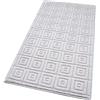 emmevi Tappeto Cucina 3D Antiscivolo Tinta Unita Lavabile Morbido Assorbente Mod.EVITA 50X100 GRIGIO