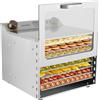 DeeDuud Essiccatore in acciaio inox 400 W, disidratatore con regolatore di temperatura 30 - 90 ℃ e 0 - 12 ore, disidratatore per verdure, frutta, carne, fiori (8 piani)