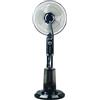 Generico Ventilatore a piantana oscillante nebulizzatore d'acqua con telecomando