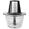 NEDIS Tritatutto - 500 W - 1 l - Vetro - 1 velocità - Argento/Nero