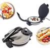 SanBouSi Roti Maker Elettrico Chapati Tortilla Maker Riscaldamento Doppio Lato Acciaio Inox Crepes Maker per Chapati, Tortilla,1800W