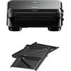 Braun SnackMaker 5 SM5000 - Maker per sandwich rimovibili, in alluminio pressofuso, 800 W, colore: Nero