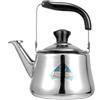 BESTONZON - Bollitore a fischio, con colino per tè, in acciaio inox, per fornelli, bollitore a gas, 1 l