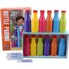 Generic Giochi divertenti per famiglie, di corrispondenza del colore della bottiglia, giochi di gruppo, set multicolore attività interattiva per feste, uso interno ed esterno, riunioni di famiglia, 14
