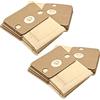 vhbw 20x sacchetto compatibile con Rowenta Soam RO 1221, RO 123311 aspirapolvere - 22,5cm x 16,5cm color sabbia