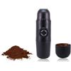 Generic Macchina da caffè manuale portatile, macchina da caffè compatta da viaggio con tazza filtro, macchina da caffè manuale da viaggio per campeggio all'aperto