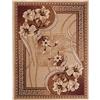 Carpeto Rugs Tappeto Salotto Classico Floreale Pelo Corto - Tappeti Salotto Grandi Dimensioni - Tappeti Camera da Letto - Tappeti Moderni Soggiorno - Beige - 70 x 130 cm
