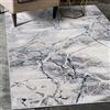 Mazovia Tappeto Salotto Moderno Pelo Corto - Tappeti Moderni Soggiorno - Tappeti Camera da Letto - Tappeti Salotto Grandi Dimesnioni - Motivo Astratto Marbre - Grigio Blu 80x150 cm