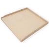 KADAX Spianatoia per impastare in Legno con bordi, Professionale, Grande, Piano di Lavoro Cucina per impastare pane, pizza, pasta, Tagliere ‎naturale (56 x 48,5 cm)