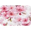 Kaifanee Zerbino ultra morbido antiscivolo per interni e cucina, con fiori di ciliegio rosa Sakura, 40 x 60 cm, tappeto da cucina per ingresso e bagno