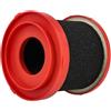 vhbw filtro a umido compatibile con Milwaukee M12FVCL, M18FPOVCL, M18VC2, 0970-20 - M18 aspirapolvere - plastica/gommapiuma rosso/nero