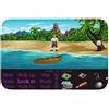 OOAHJEID Tappeto Bagno Segreto di Monkey Island Spiaggia Porta d'ingresso Pavimento Zerbino Avventura all'aperto Azione Gioco Bagno Zerbino Garage Tappeto Tappeto