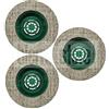 Electrom FELTRO 3X SPAZZOLE RICAMBIO LUCIDATRICE FOLLETTO PL510 PL511 PL512 PULILUX COMPATIBILE