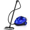 COSTWAY 2000W Pulitore a Vapore con 19 Accessori e Serbatoio da 1,5L, Vapore per Tappeti, per Pulizie Profonde Pavimenti Finestre e Macchine (blu)