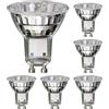ledscom.de 6 lampadine LED GU10, PAR16, bianco (4000 K), 2,1 W, 206lm, 118°, specchio riflettente (argento)