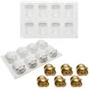 Mostsom Stampo in silicone a forma di maiale Stampo per pasta di zucchero Stampo per torte al cioccolato Stampo per mousse Decorazione per torte Dessert Stampo da forno Fai da te Modello per candele