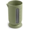 BLIMPLUS Blim Plus Caraffa QB 500ml verde opaco (Forest) in plastica 100% riciclabile, Non Tossico, Fondo arrotondato Facile da Pulire, Lavabile in Lavastoviglie, Finestra con Indicazioni in ML, Base Stabile