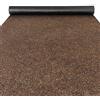 ANRO Tappeto per corridoio, passatoia in metwerware a coste, marrone scuro, 100 x 240 cm