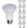 Rysa Light R63 Riflettore E27 LED Bulb, Warm White 3000K, R63 Spotlight Bulbs, 850Lm,8W Ricambio 60W,E27 Screw in Bulbs Led (10)
