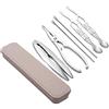 Antcher Set di 6 utensili per frutti di mare, in acciaio inox, set di strumenti per aprire i frutti di mare, set di crostacei con scatola, 2 cracker per aragosta e 4 forchette per frutta