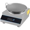 Ristoattrezzature - Piastra ad induzione Wok singola Ø da 400 mm 5 Kw