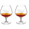 mabouteille.fr Bicchiere da cognac NAPOLEON 39,5 cl, incisione laser personalizzata, testo e logo, per momenti eccezionali [ Vetro digestivo a piede] (Set di 2)