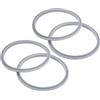 ZIOAMWBHZ Guarnizione O-ring For Agitatore, Guarnizione In Gomma, Guarnizione Di Ricambio, Compatibile Con NutriBullet, 600W, 900W, 1000W E 1200W(4pcs)