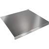 ZeroInox Tagliere Acciaio Inox Professionale (Tutte Le Misure) Prof.60cm Piano Lavoro Cucina Uso Alimentare spianatoia per impastare Pane Pizza Fermi Antiscivolo (L50 x P55 x 3cm)