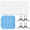 BlesConi Per Conga M10 Per BR151 Robot Aspirapolvere Spazzola Laterale Filtro HEPA Mop Pad Kit (B)