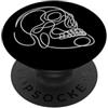 Minimal Line Art cool skull studio Astratto Skull Line Art Minimalista Disegno Continuo Disegno PopSockets PopGrip Adesivo