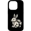 Back To School Bunny Backpack Rabbit Custodia per iPhone 14 Pro Carino Aula Avventura Coniglio Con Zaino