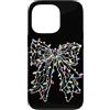 Coquette Bow Aesthetic Christmas Graphic Custodia per iPhone 13 Pro Luci di Natale Fiocco Fiocco Coquette Estetica Ragazze Giovani
