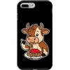 cow pasta farm humor foodie art Cartoon Custodia per iPhone 7 Plus/8 Plus Cartone Animato Di Pasta Di