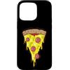 pizza Italy cheese salami pizzeria food Custodia per iPhone 15 Pro Max Pezzo di Pizza Fast Food Forno a pietra