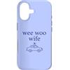 Wee Woo Wee Woo Apparel Custodia per iPhone 17 Wee Woo Moglie Polizia Coniuge Carino Minimalista Estetica