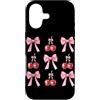 Coquette Bow Aesthetic Cherry Graphic Wo Custodia per iPhone 17 Pink Coquette Bow Cherry Ribbon Estetica Ragazzi Giovani