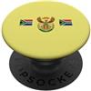 Maglietta Sud Africa Uomo Donna Cape Tow Maglietta Del Sud Africa Retro Vintage Jersey Capetown PopSockets PopGrip Adesivo